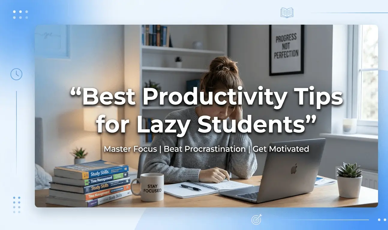 best productivity tips for lazy students