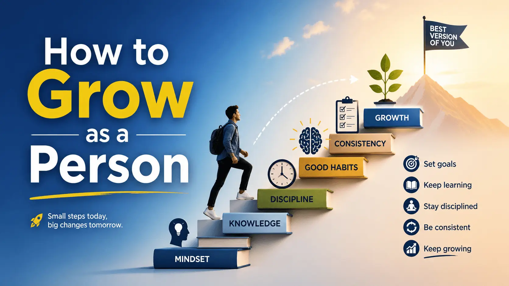 how can you grow as a person