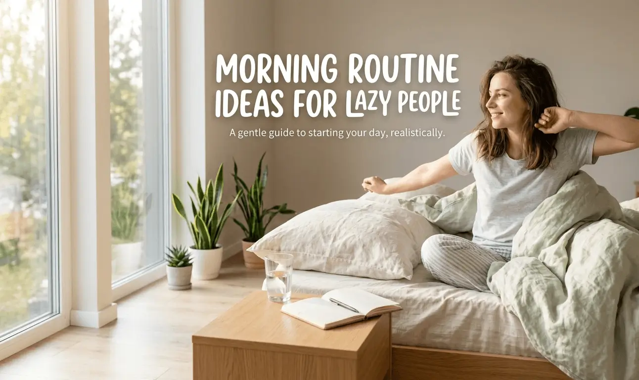 morning routine ideas for lazy people
