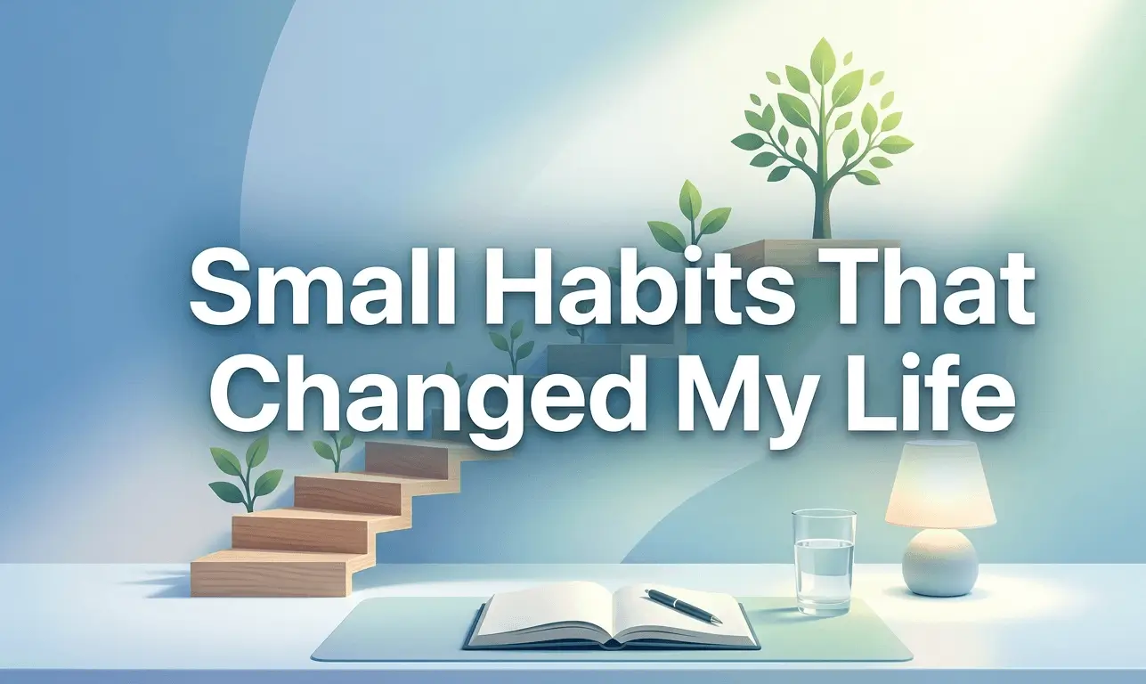 small habits that changed my life