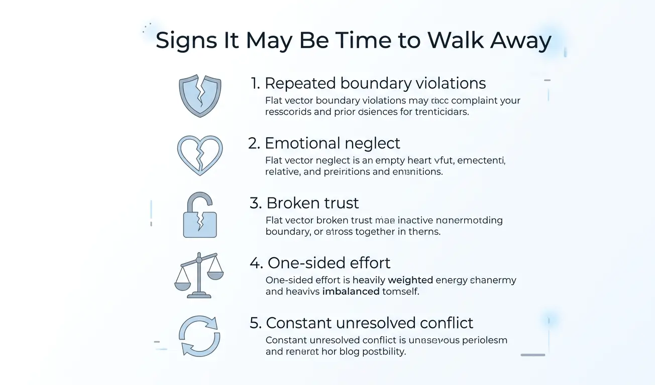 when to walk away from a relationship