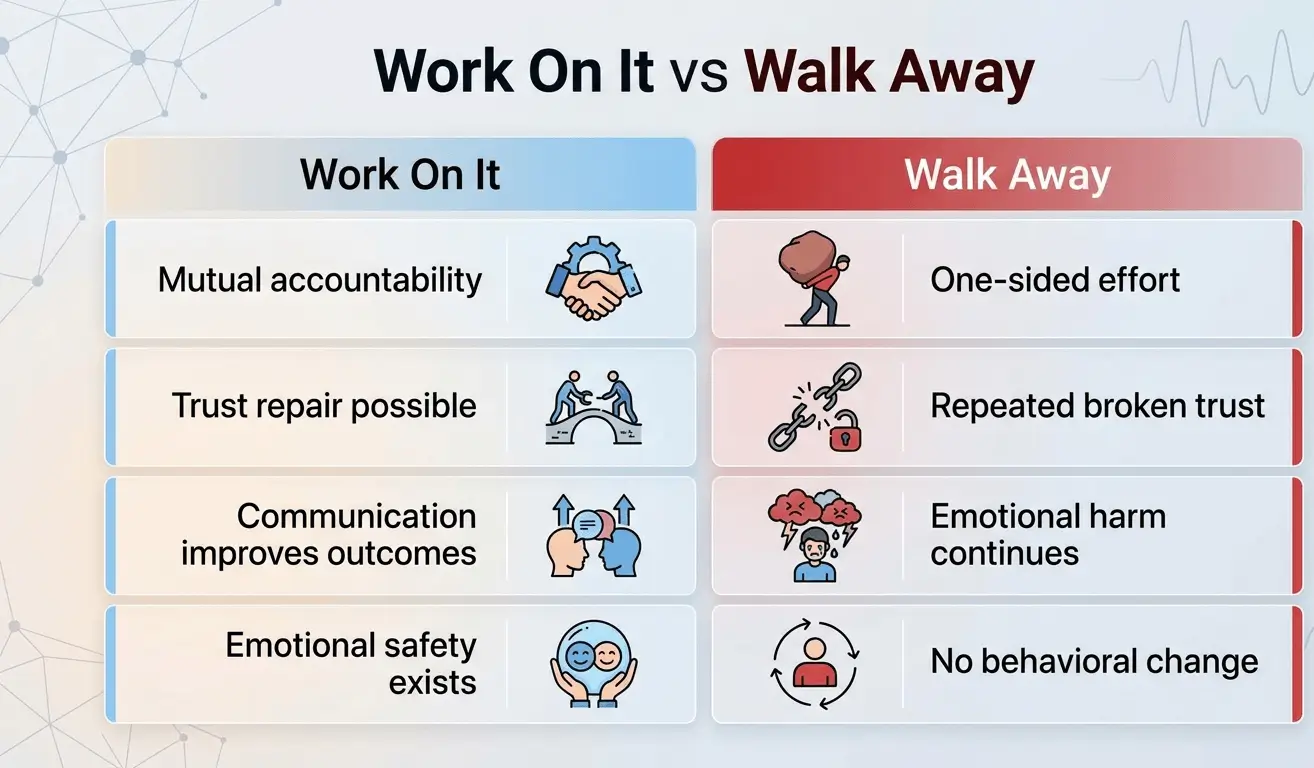 when to walk away from a relationship