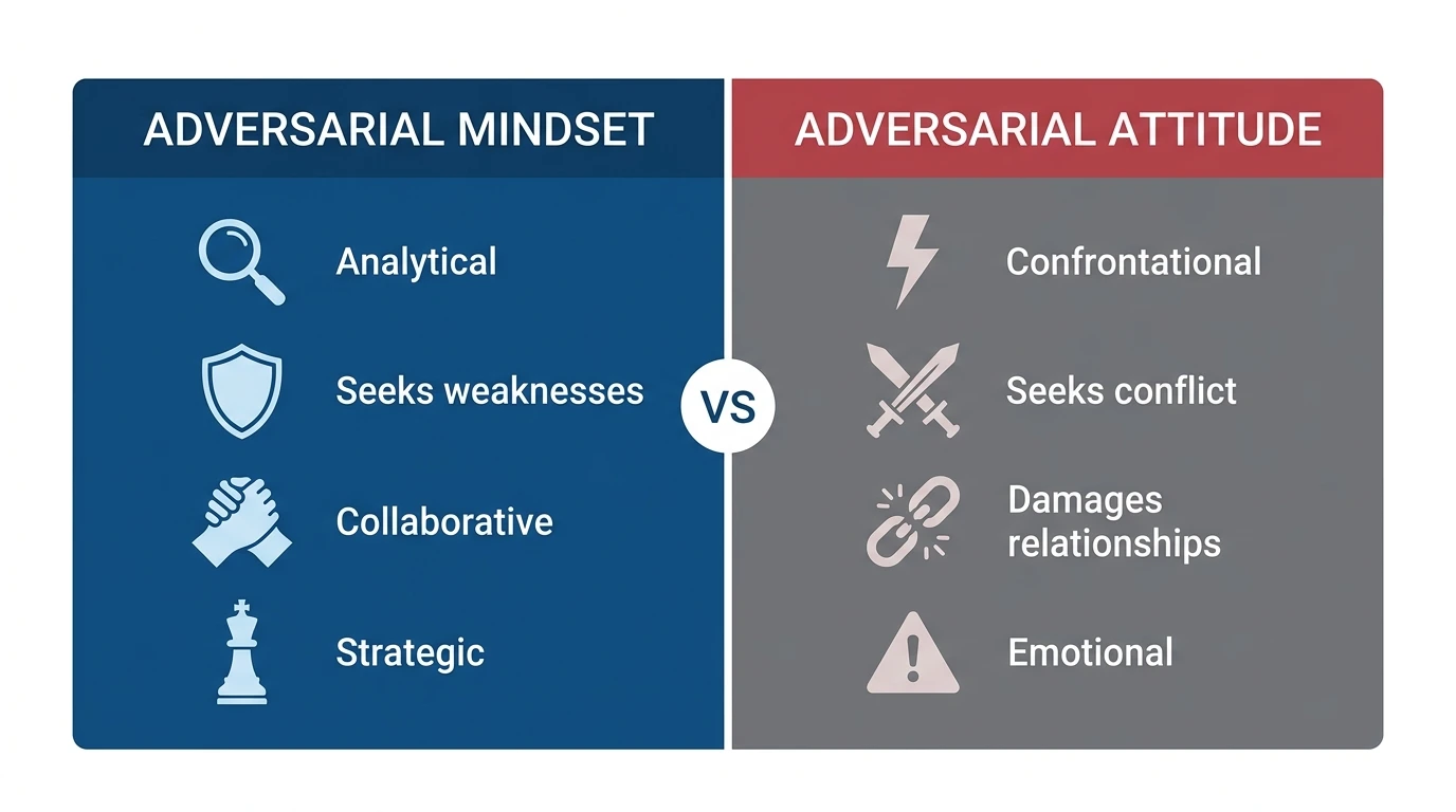 adversarial mindset
