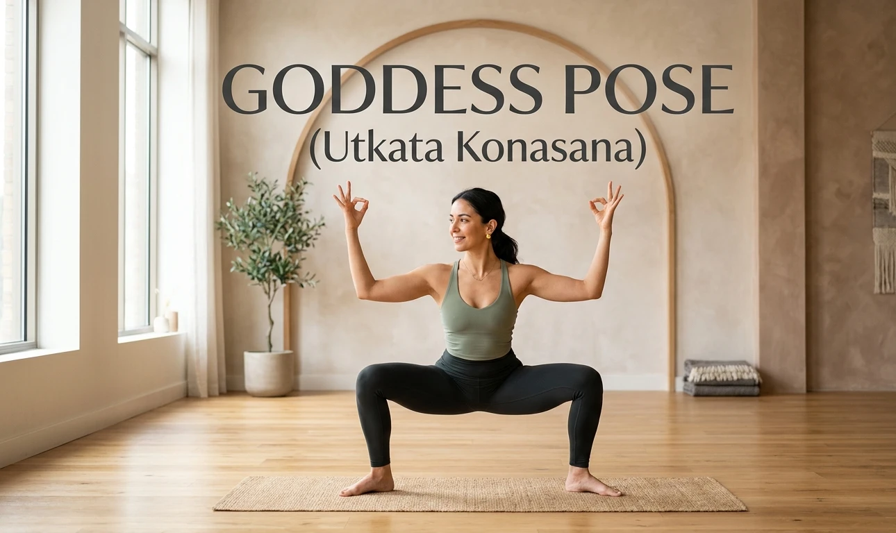 goddess pose