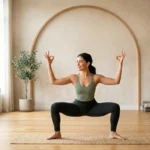 goddess pose