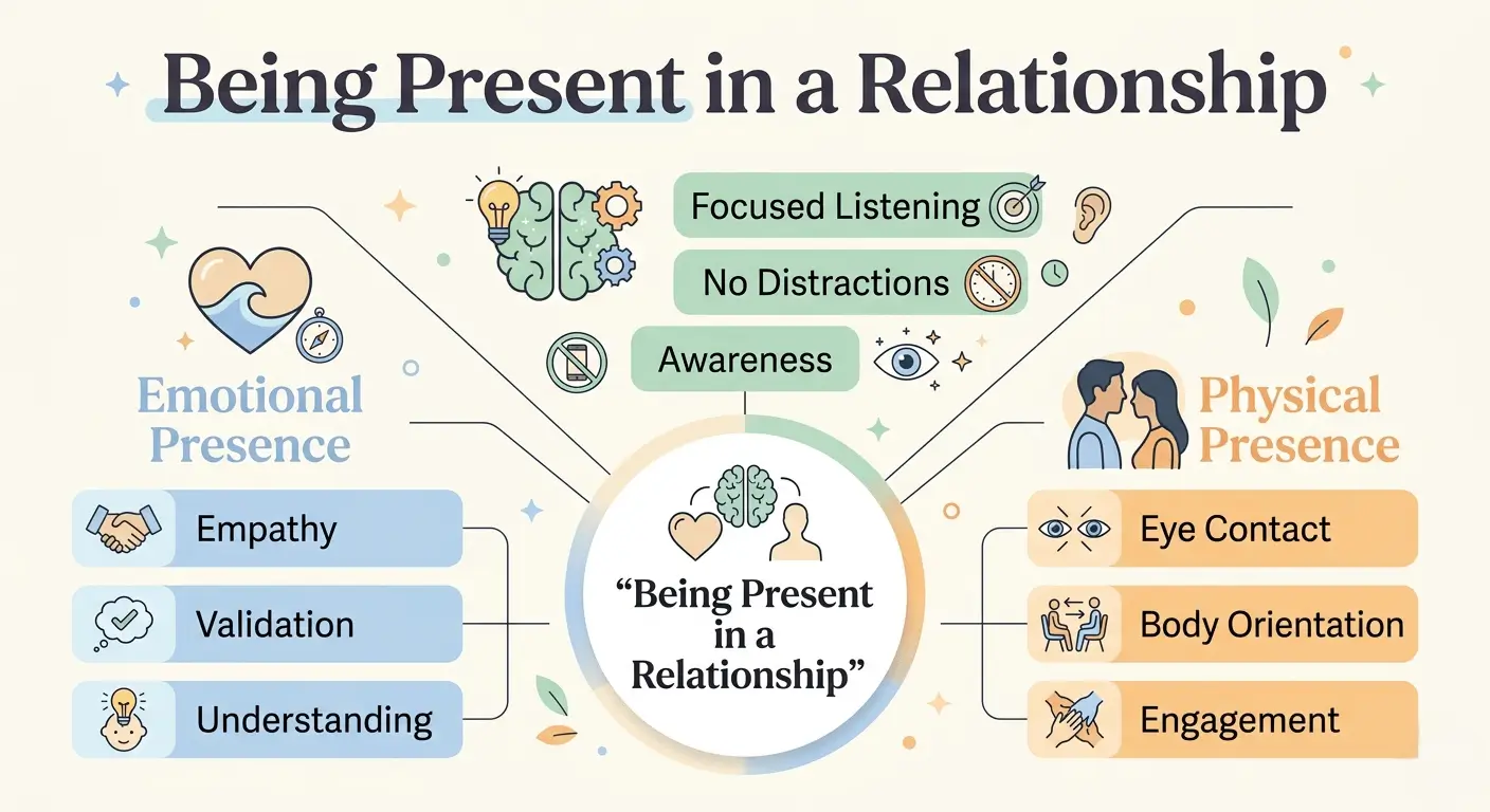 how to be present in a relationship