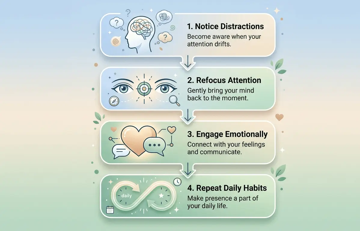 how to be present in a relationship