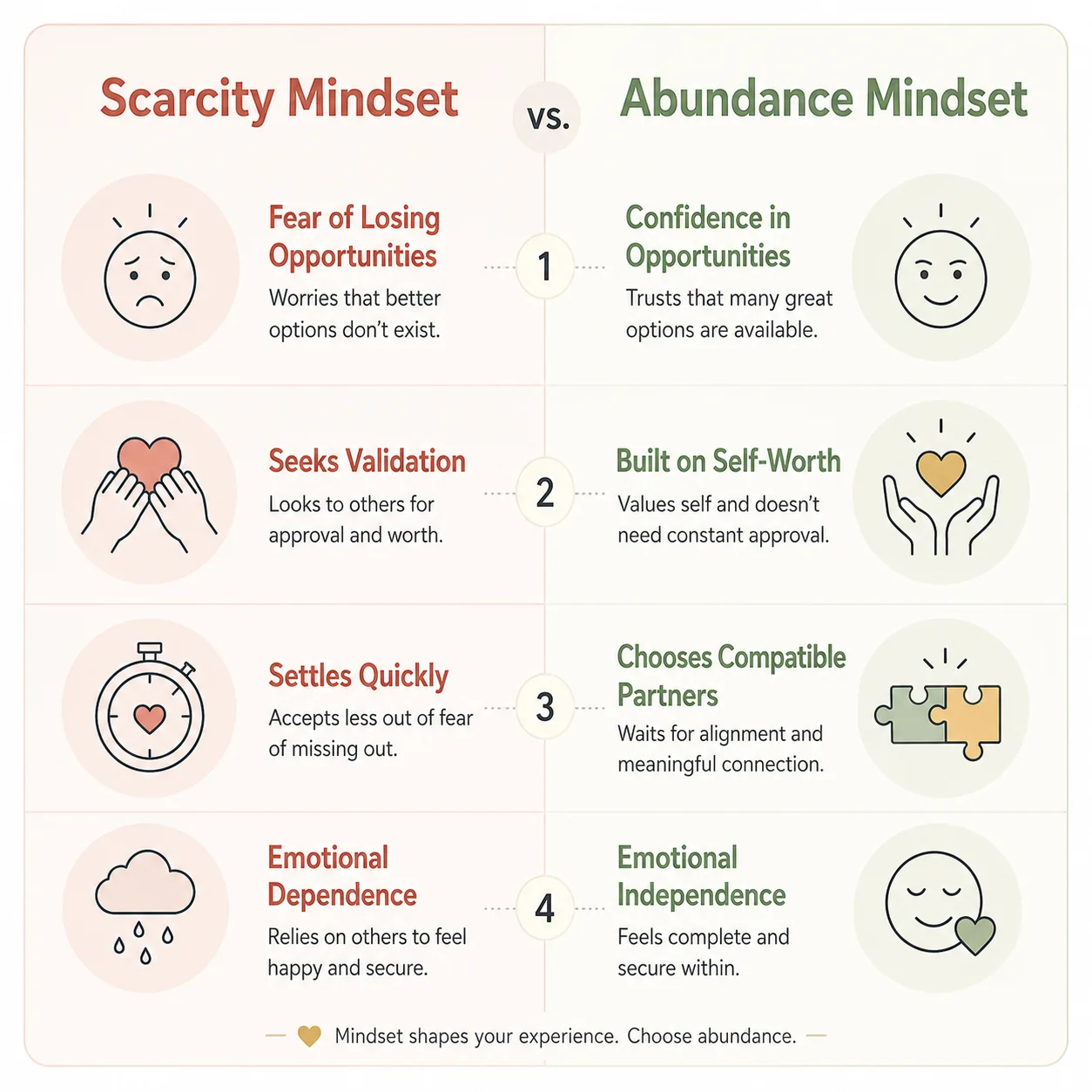 scarcity mindset in dating
