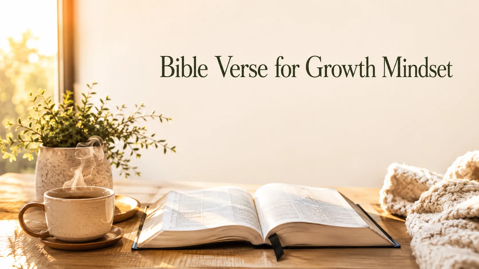 bible verse for growth mindset