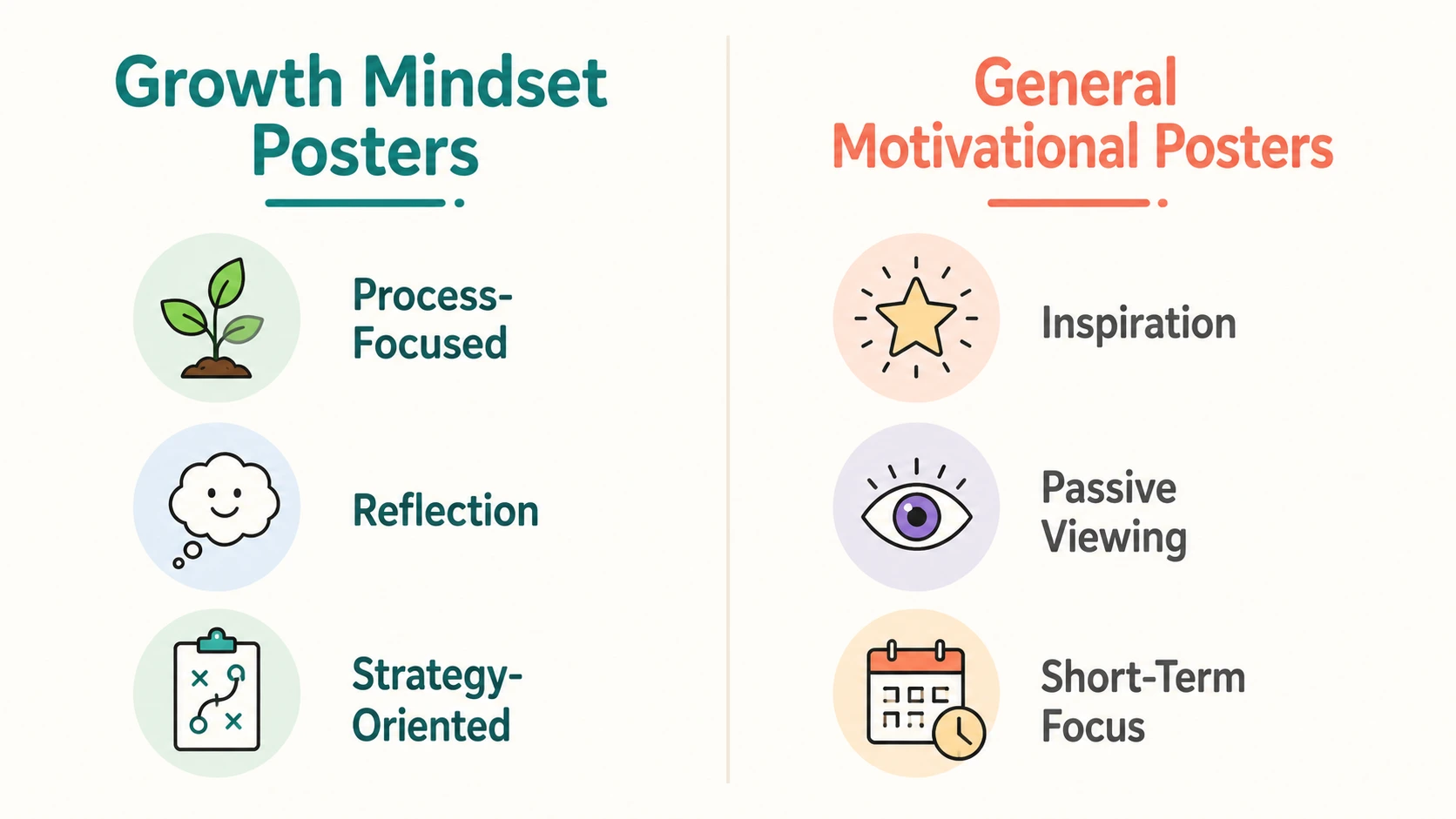 elementary growth mindset posters
