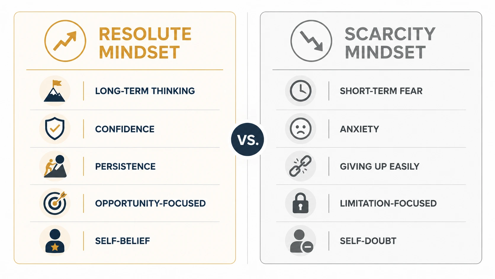 resolute mindset