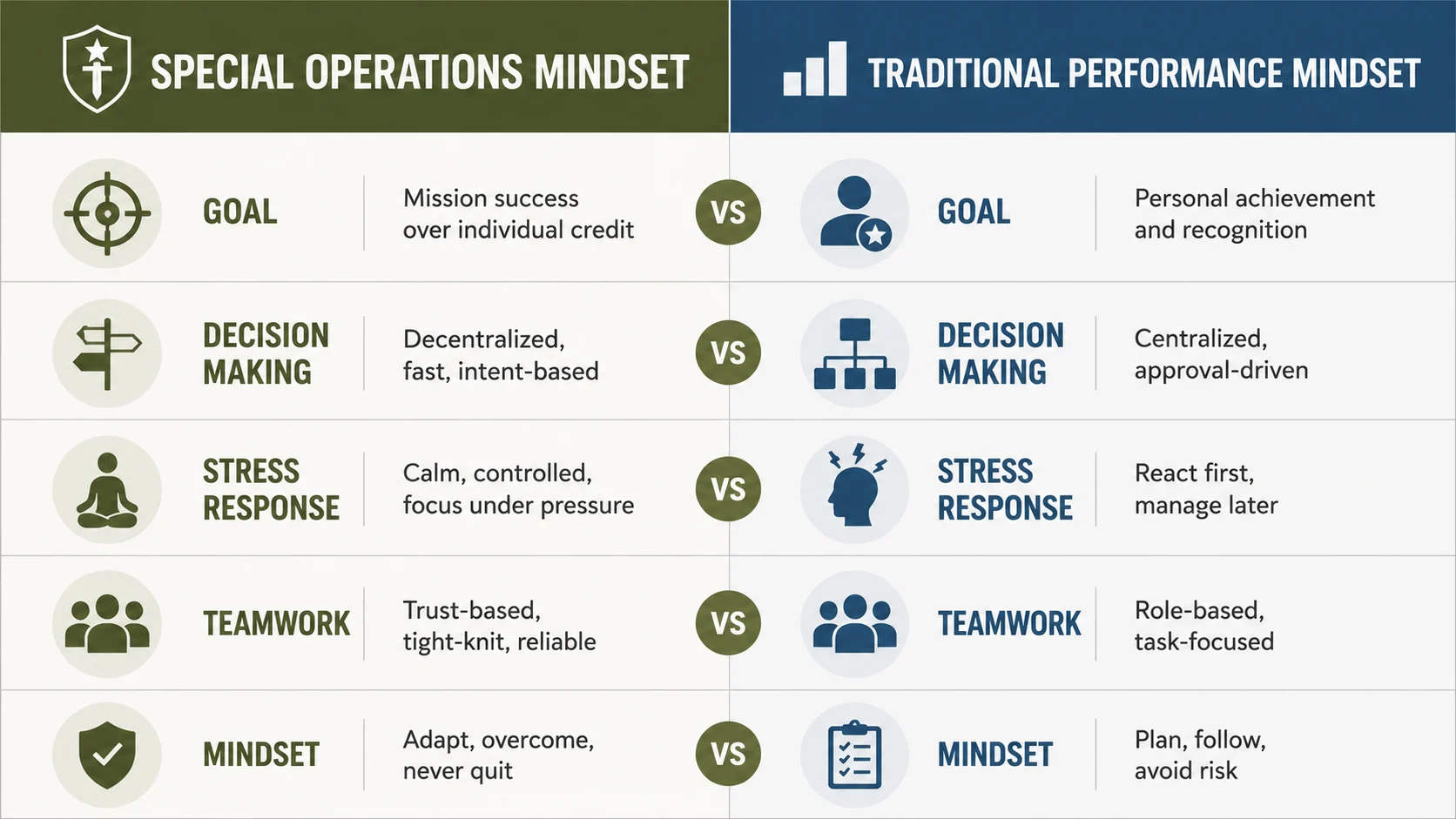 special operations mindset