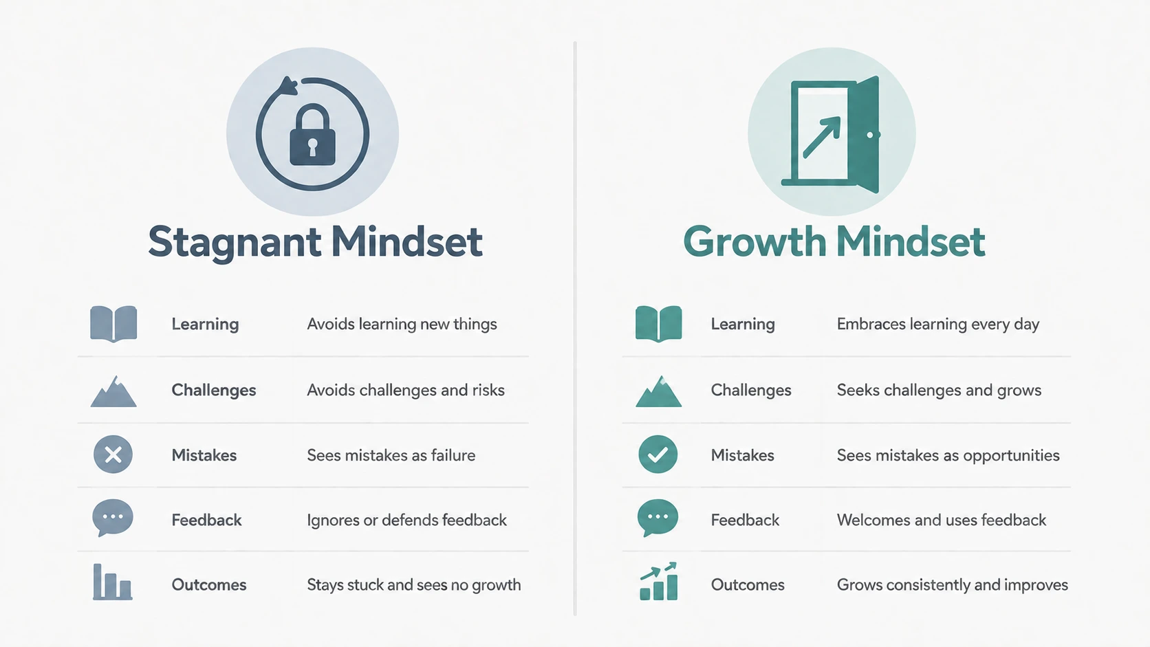 stagnant mindset