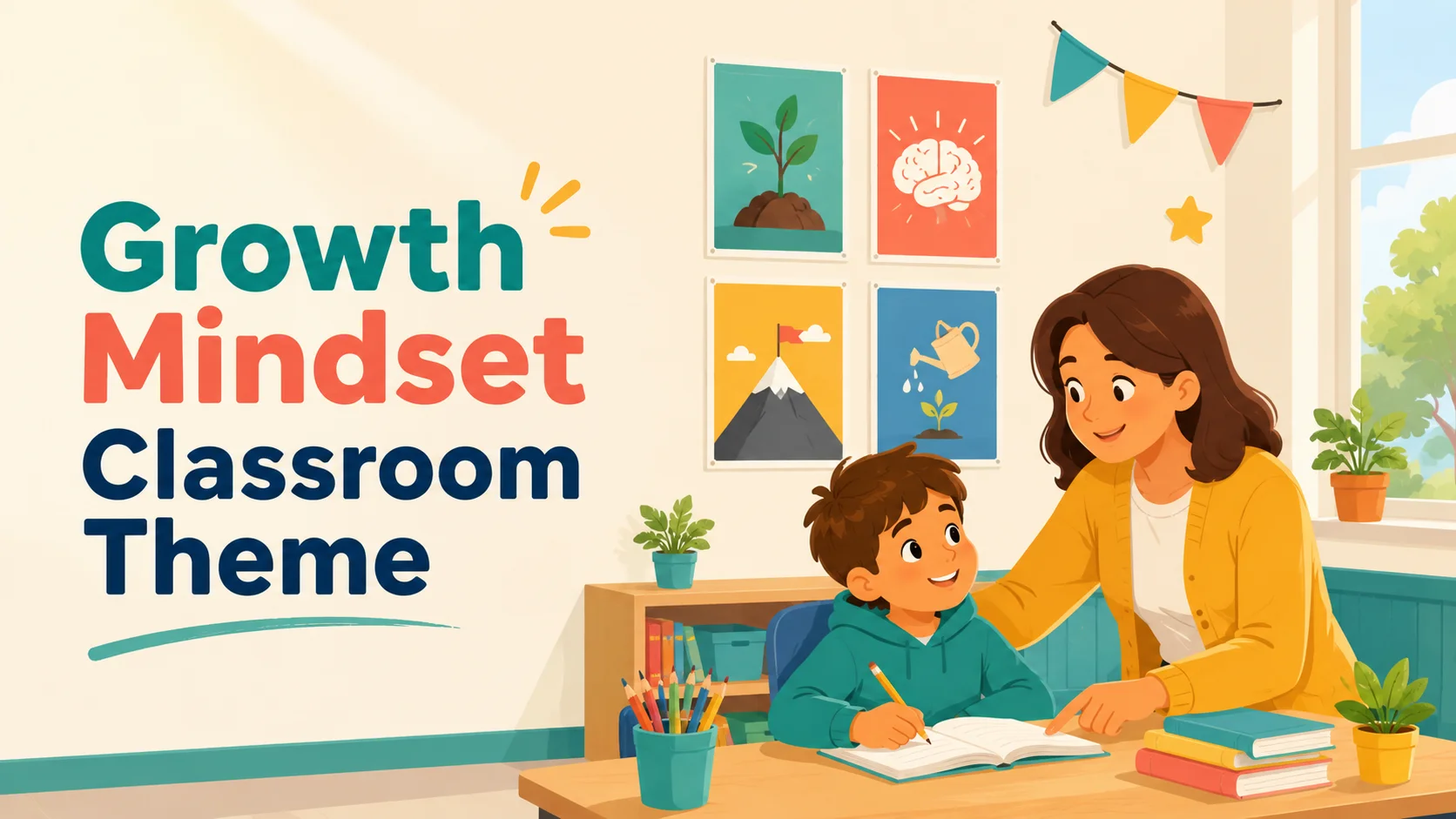 growth mindset classroom theme