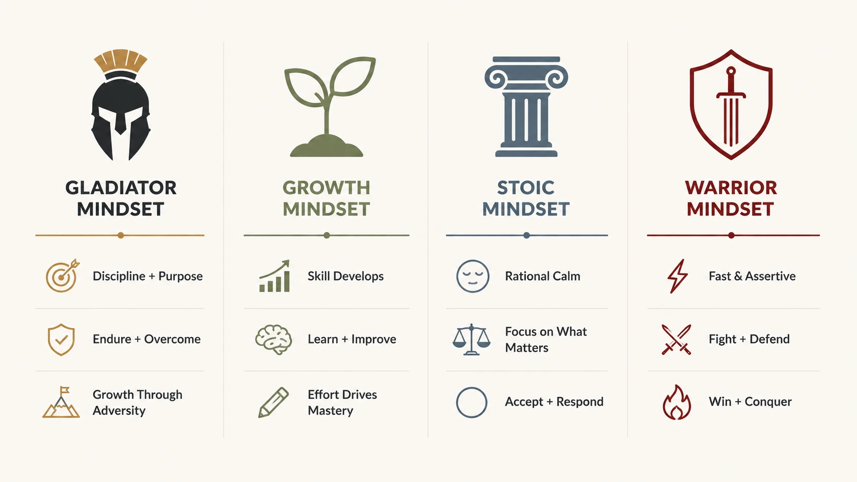 the gladiator mindset